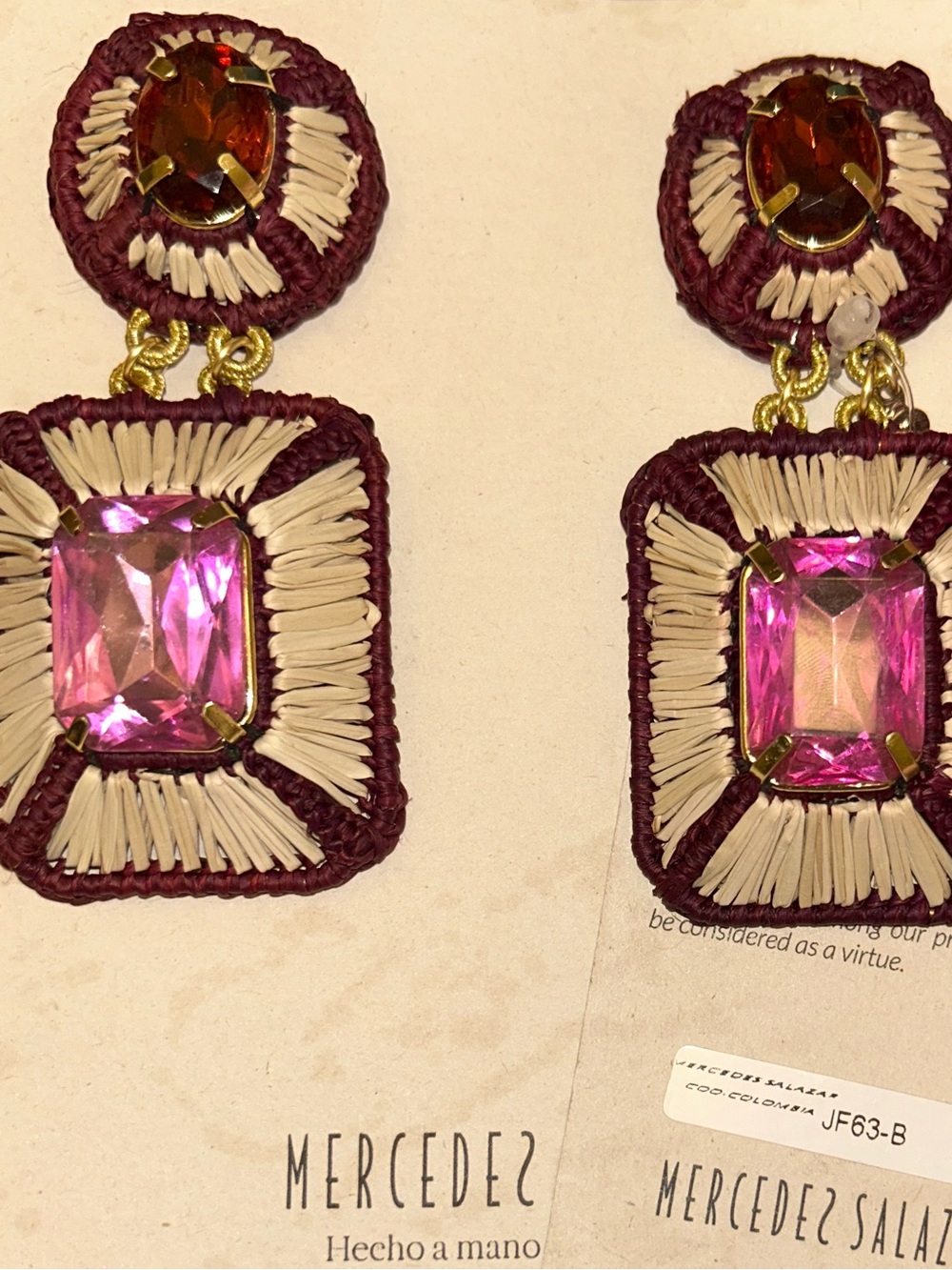 🔥Mercedes Salazar Eclipse Statement Clip-On Earrings - Picture 5 of 6